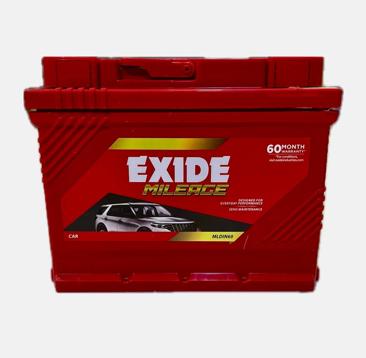 exide mileage mldin60 battery (60ah)
