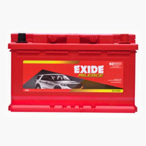 exide mileage mldin80 battery (80ah)