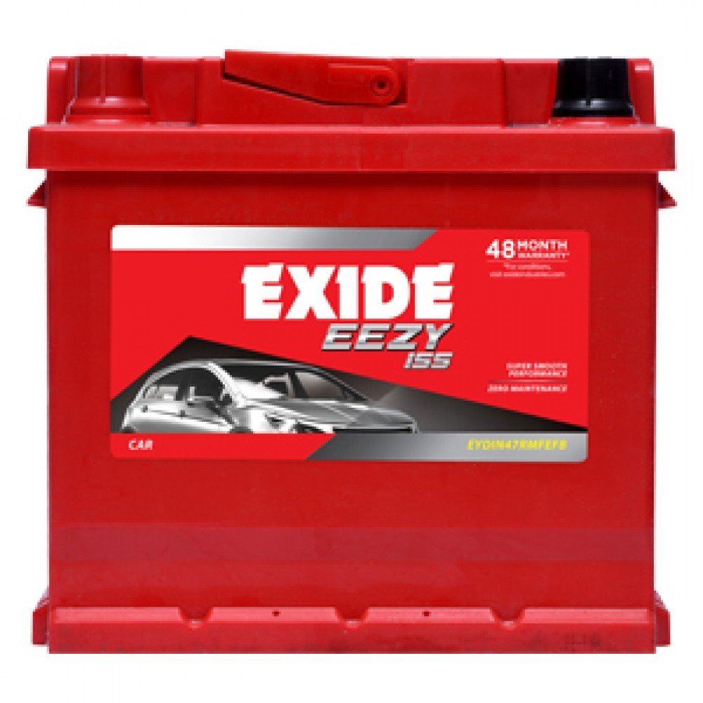 exide eezy din47r battery (47ah)