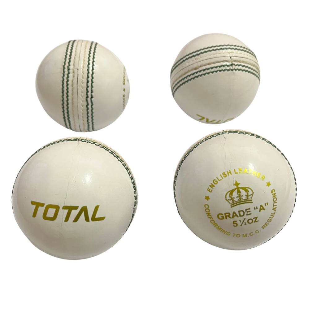 TOTAL Grade A Indian Leather Ball – 5.5 oz MCC Conformed White Ball